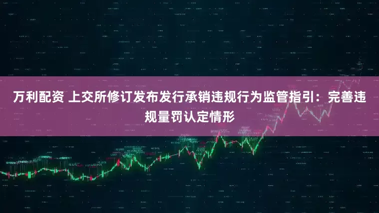 万利配资 上交所修订发布发行承销违规行为监管指引：完善违规量罚认定情形